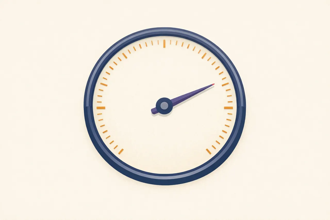 A dial labelled self-control with markers for deposit limit, cool-off and session timer, illustrating the responsible-play stance Casinoanders.co takes on playing outside Spelpaus