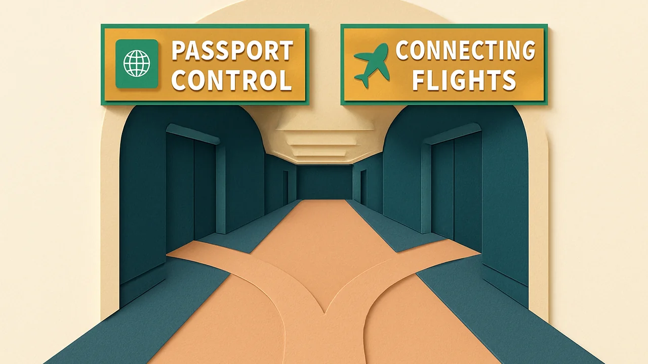 Airport transit paths that decide the etourist.com UK ETA application need